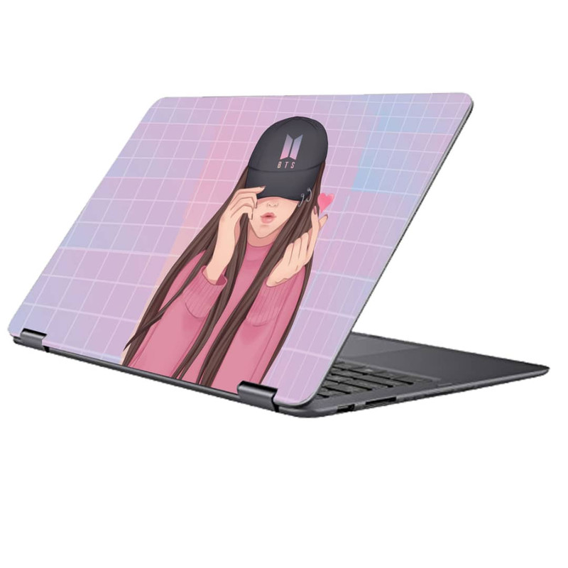 استیکر لپ تاپ طرح bts کد 01 مناسب برای لپ تاپ 15.6 اینچ