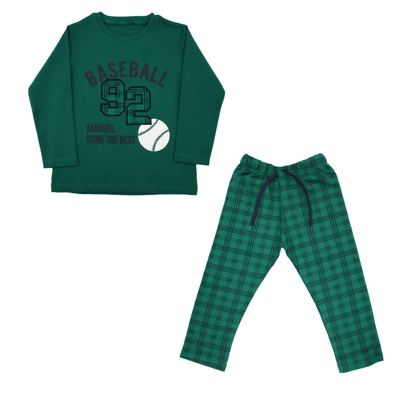 Flannel Green Pajamas