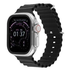 KEQIWEAR KW85 Ultra 3 2-inch Smart Watch with silicon Band with 6 extra Band