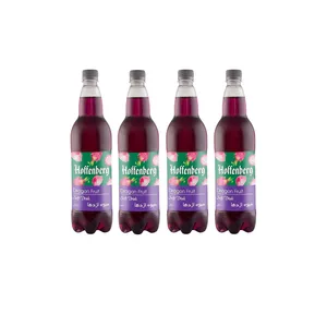 نوشیدنی گازدار هوفنبرگ با طعم میوه اژدها - 1 لیتر بسته 4 عددی