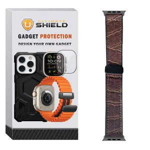 Ultimate Shield BB Leather Mag Band for Apple Watch series Se/Ultra/1/2/3/4/5/6/7/8/9 size 42/44/45/49mm