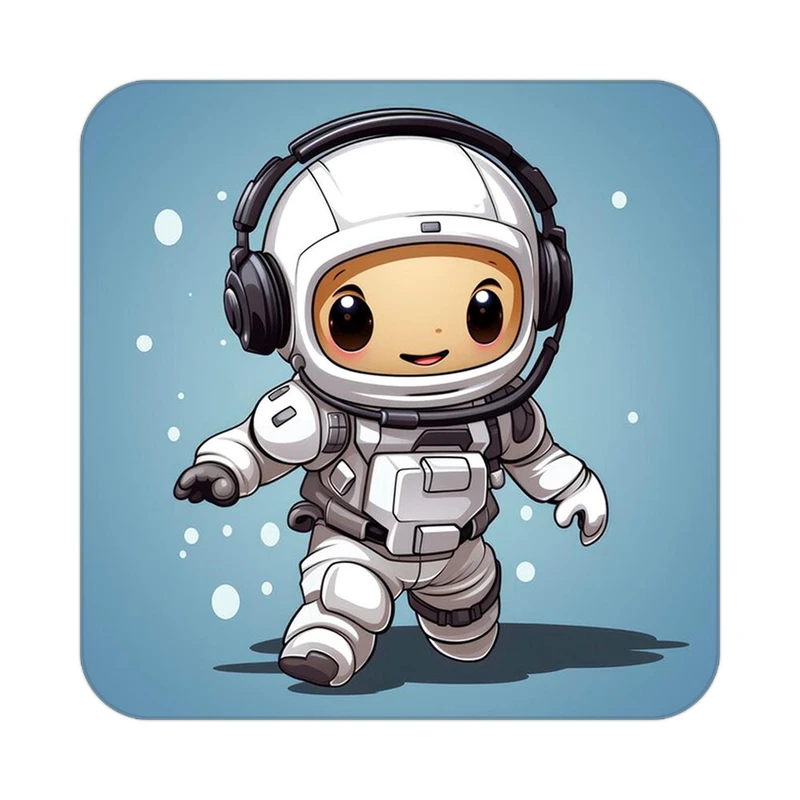 زیر لیوانی کاکتی طرح فضانورد مدل mp46448