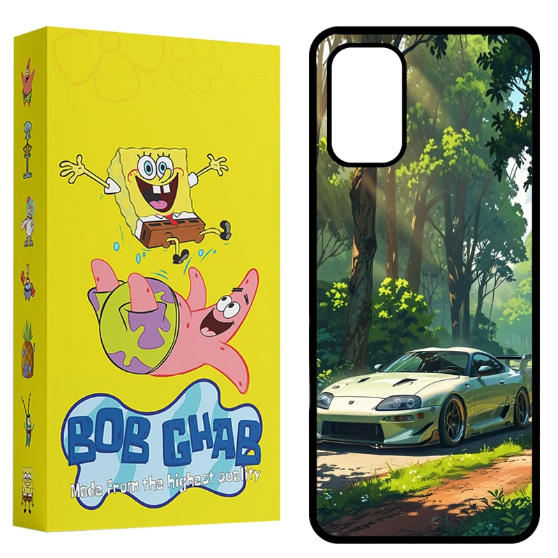 کاور باب قاب طرح ماشین مدل CPA32B مناسب برای گوشی موبایل سامسونگ Galaxy A32 4G