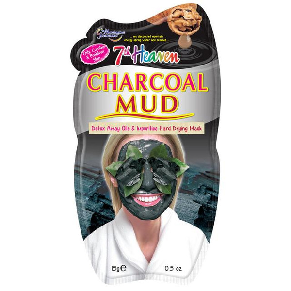 ماسک صورت مونته ژنه سری 7th Heaven مدل Charcoal Mudحجم 15 میلی لیتر