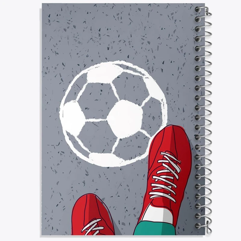 دفتر مشق 100 برگ خندالو طرح فوتبال Football کد 25935