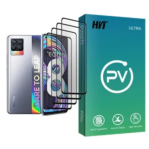 HVT PV Glass MIX004 Screen Protector For Realme 8 Pack Of 4