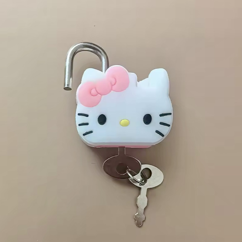 قفل آویز مدل سیلیکونی فانتزی طرح هلو کیتی