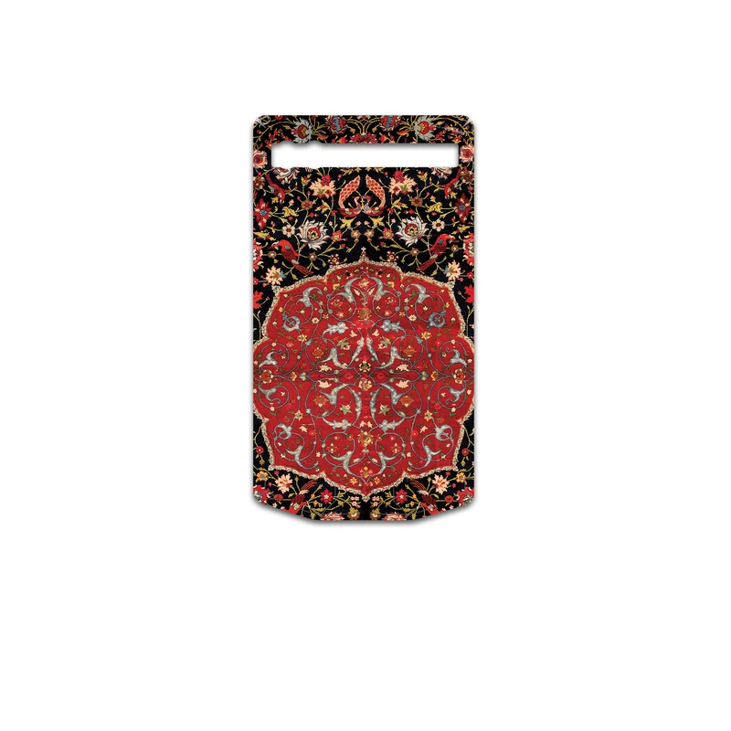برچسب پوششی ماهوت مدل Persian-Carpet-Red مناسب برای گوشی موبایل بلک بری Porsche Design P9983