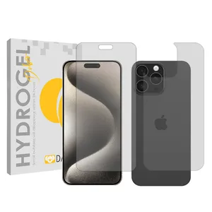 Daben Tough model transparent screen protector suitable for Apple iPhone 15 Pro Max Mobile phone Along with the phone back protector