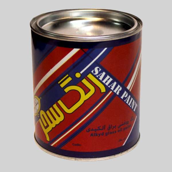 رنگ روغنی براق آلکیدی نارنجی سحر کد 313 وزن 1 کیلو گرم