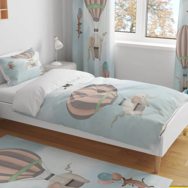 سرویس خواب 1 نفر 4 تکه مدل فیل و بالن کد 946