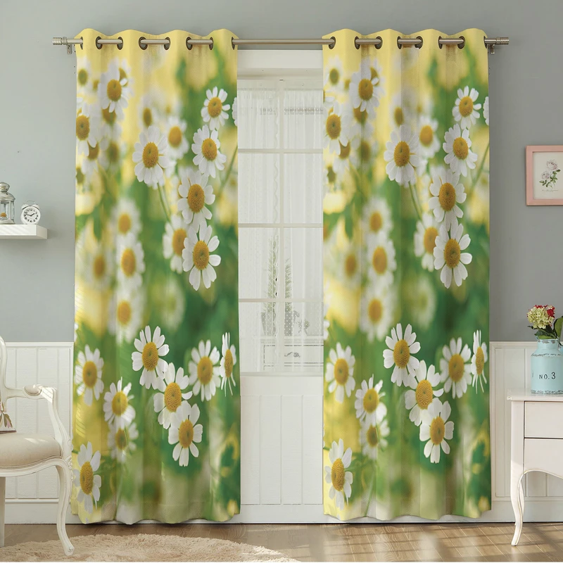 پرده نیروانا طرح گل  مدل هازان کد 8720 سایز 140×280 سانتی متر