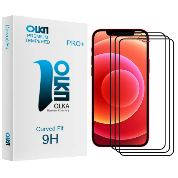 محافظ صفحه نمایش الکا مدل Premium glass مناسب برای گوشی موبایل اپل Iphone 12 Pro بسته سه عددی