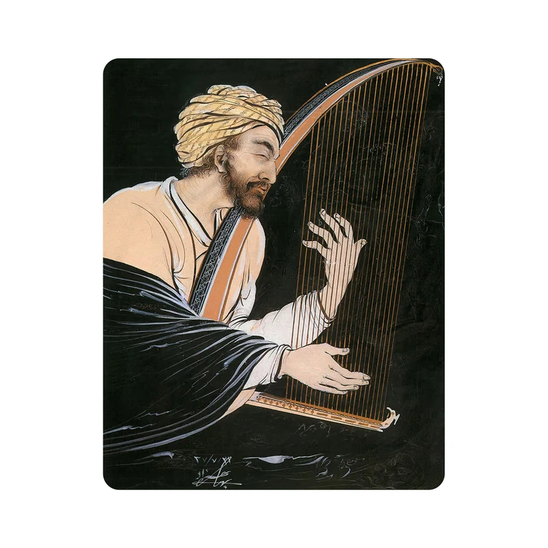 ماوس پد طرح نقاشی رودکی کد m3040