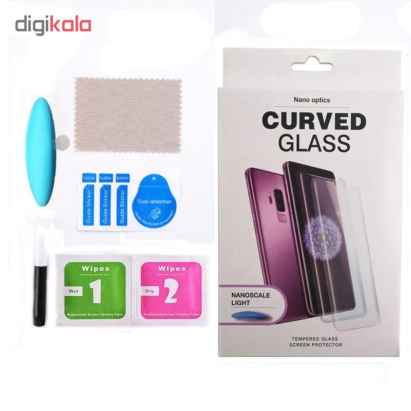 محافظ صفحه نمایش مدل UV مناسب برای گوشی موبایل سامسونگ مدل S9 Plus 
