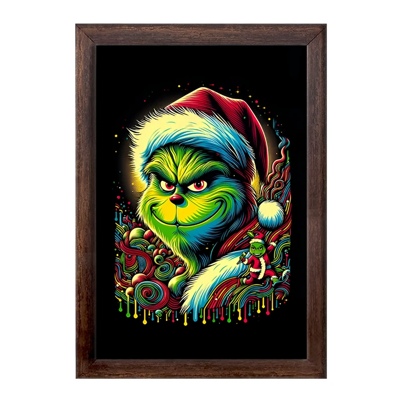 تابلو خندالو طرح گرینچ (Grinch) کد F8087