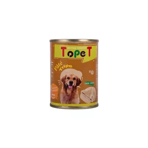 کنسرو غذای سگ تاپ پت مدل trip وزن 400 گرم