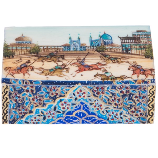 جعبه استخوانی اثر بهشتی مدل کبریتی طرح میدان نقش جهان اصفهان