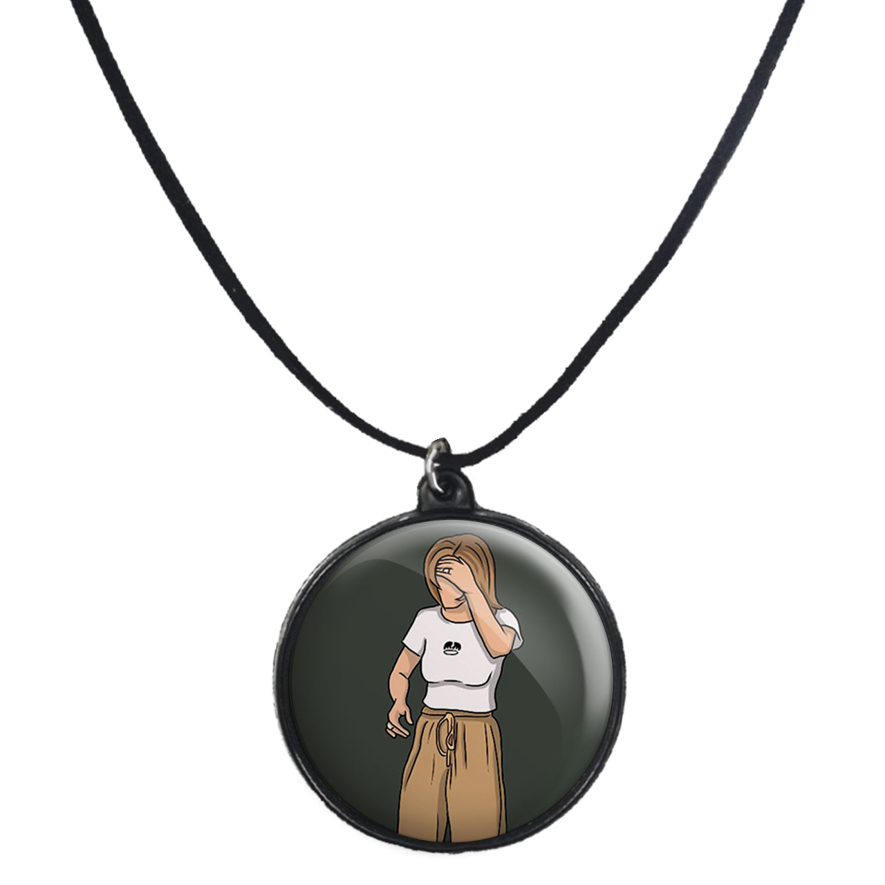 گردنبند پرمانه طرح فرندز کد pmb.18950 مدل دو طرفه