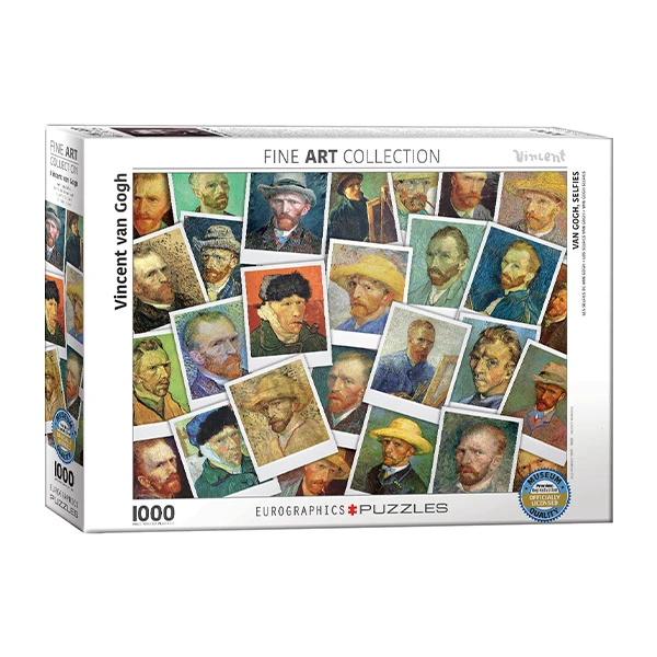 پازل 1000 تکه یوروگرافیکس پازلز مدل Van Gogh Selfies كد 5308 مناسب نوجوان و بزرگسال