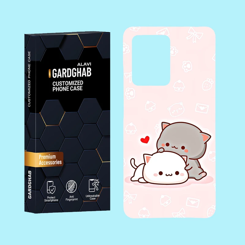 کاور گارد قاب علوی مدل عاشقانه مناسب برای گوشی موبایل شیائومی Redmi Note 12 Pro Plus 5G