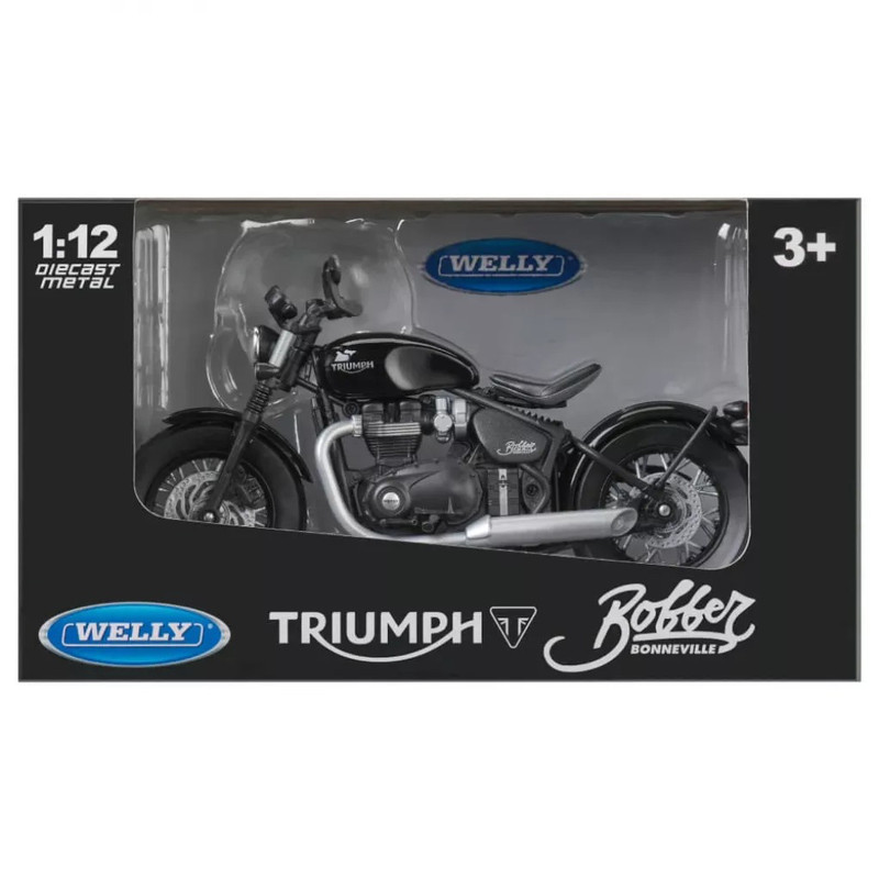 موتور بازی ناب سل مدل ولی فلزی تریومف بونویل WELLY TRIUMPH Bonneville Bobber