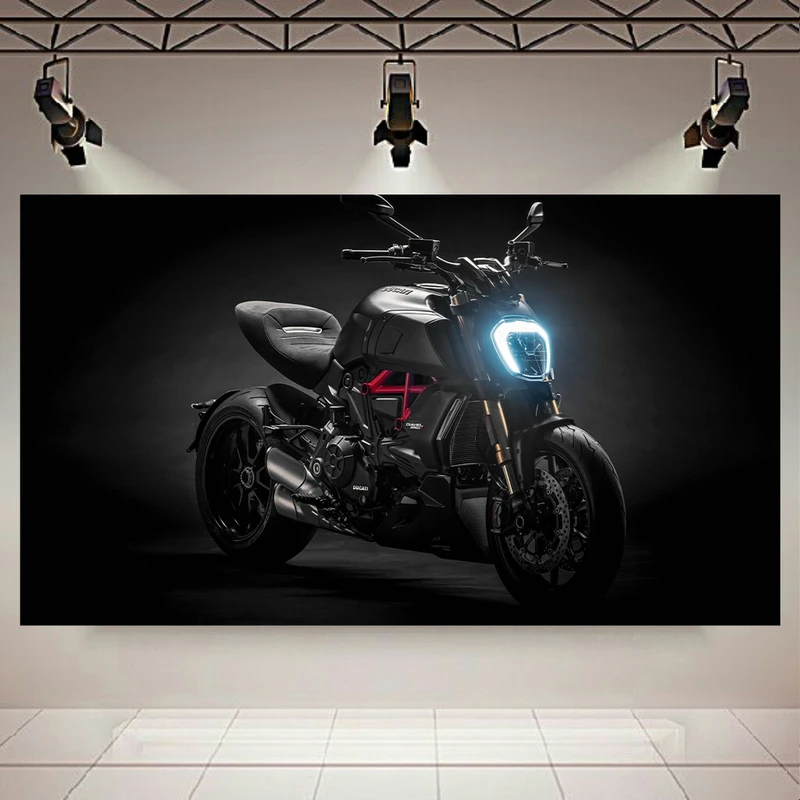تابلو شاسی طرح موتور مدل دوکاتی Diavel کد AR4980