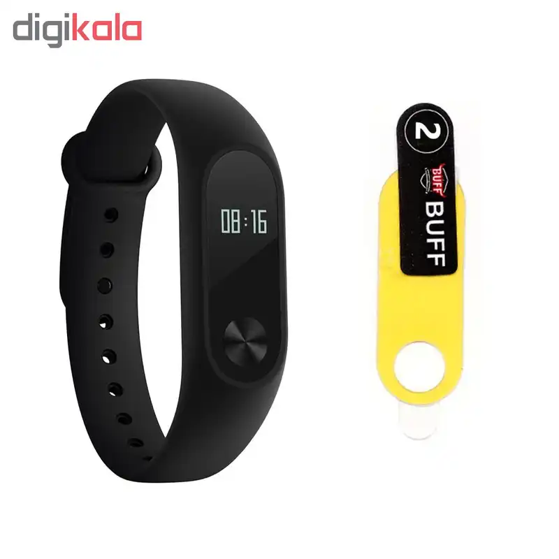 مچ بند هوشمند شیائومی مدل Mi Band 2 بند سلیکونی به همراه محافظ صفحه نمایش