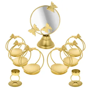 مجموعه ظروف هفت سین 9 پارچه طرح پروانه کد DE-NZ338