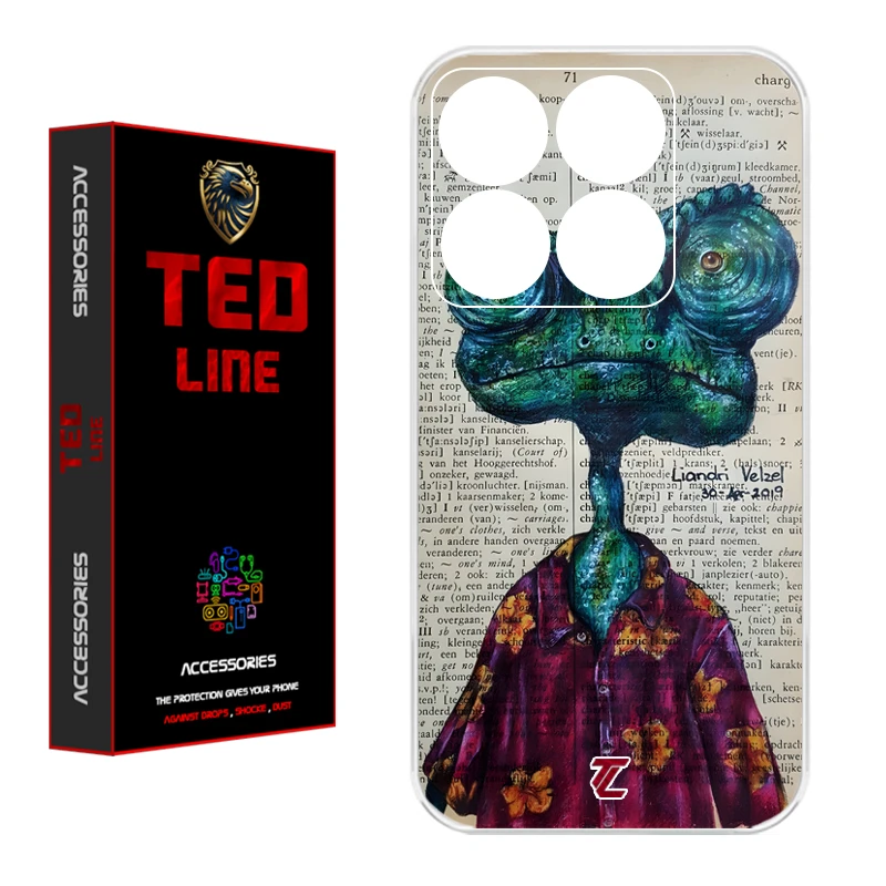 کاور تد لاین طرح رنگو کد 1130 مناسب برای گوشی موبایل شیائومی Mi 14T / 14T Pro