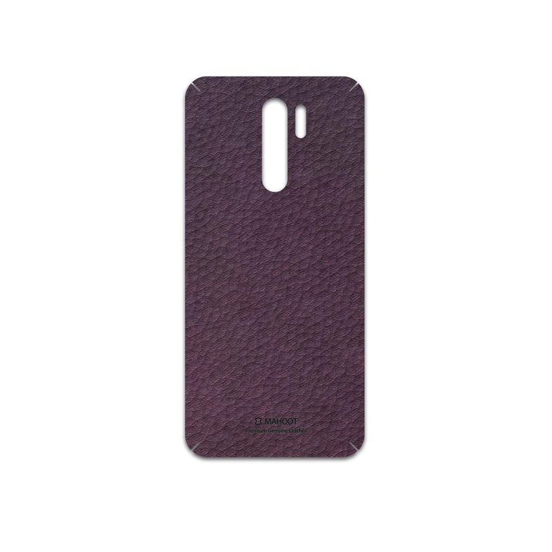برچسب پوششی ماهوت مدل Purple-Leather مناسب برای گوشی موبایل شیائومی Redmi 9