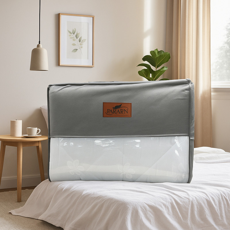 تشک مهمان پرارین مدل دوبل ژاگارد یک نفره سایز 95*195 سانتی متر