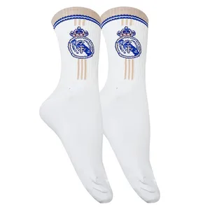 جوراب ورزشی ساق بلند مردانه تن پوش هنگامه مدل کش اسپرت رئال مادرید کد M44