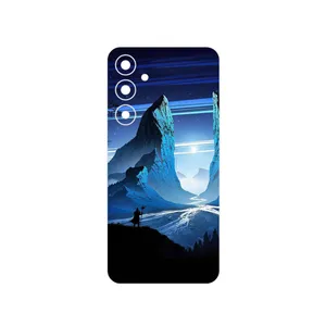MAHOOT Blue Mountains Digital Art Cover Sticker for Samsung Galaxy A55