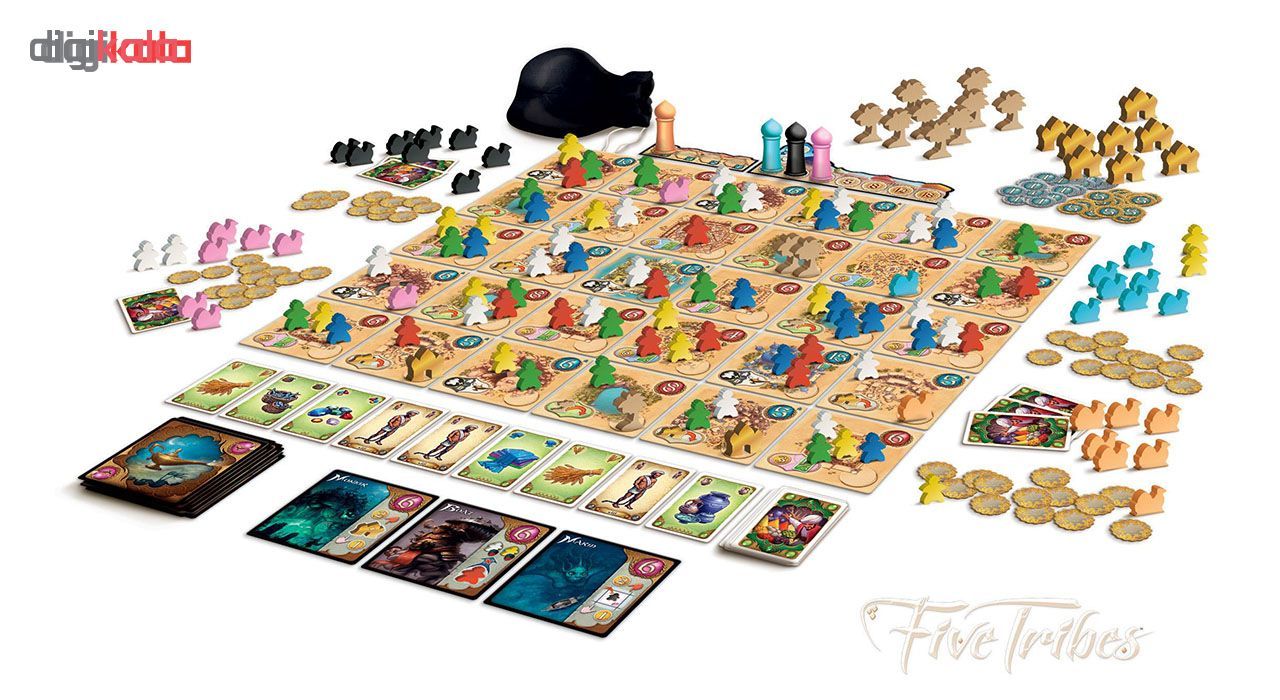 بازی فکری دیز آف واندرز مدل Five Tribes