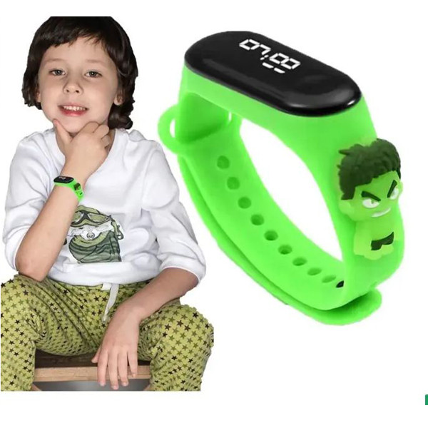 ساعت مچی دیجیتال مدل عروسکی هالک