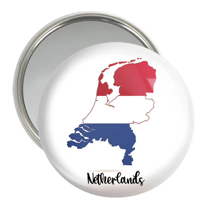 آینه جیبی خندالو مدل پرچم هلند  کد 20473