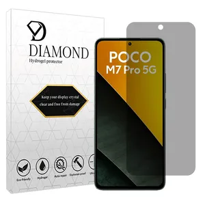 Diamond Tough model privacy screen protector suitable for Xiaomi Poco M7 Pro 5G mobile phone