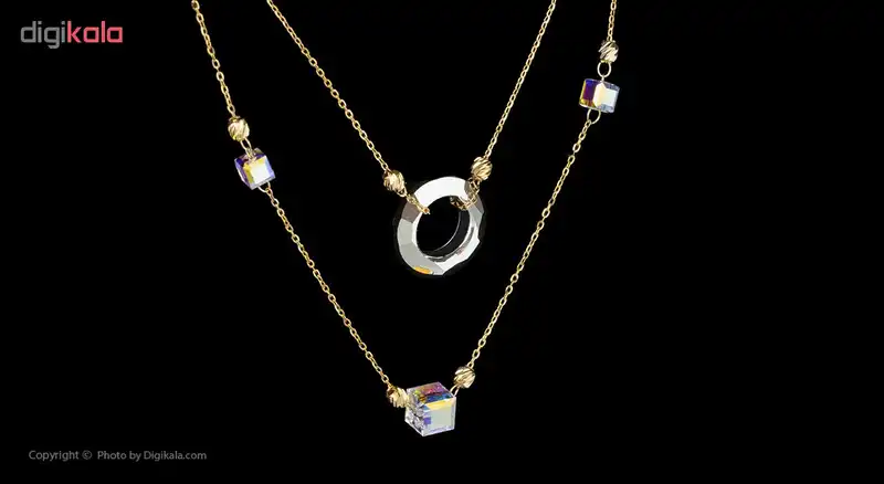 گردنبند طلا 18 عیار مایا ماهک کد MM0873