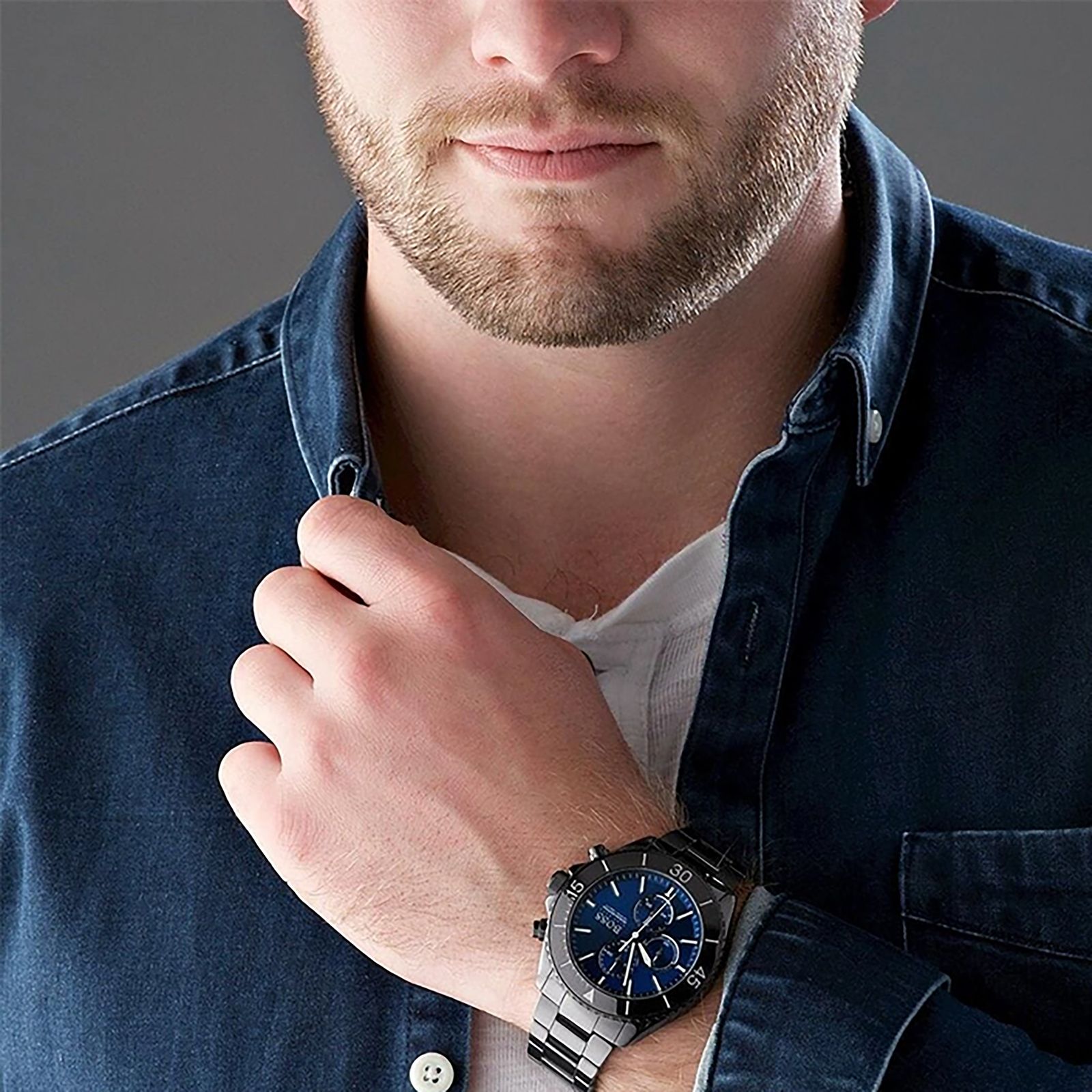 ساعت مچی عقربه‌ای کوارتز مردانه هوگو باس مدل b1513743 -  - 9