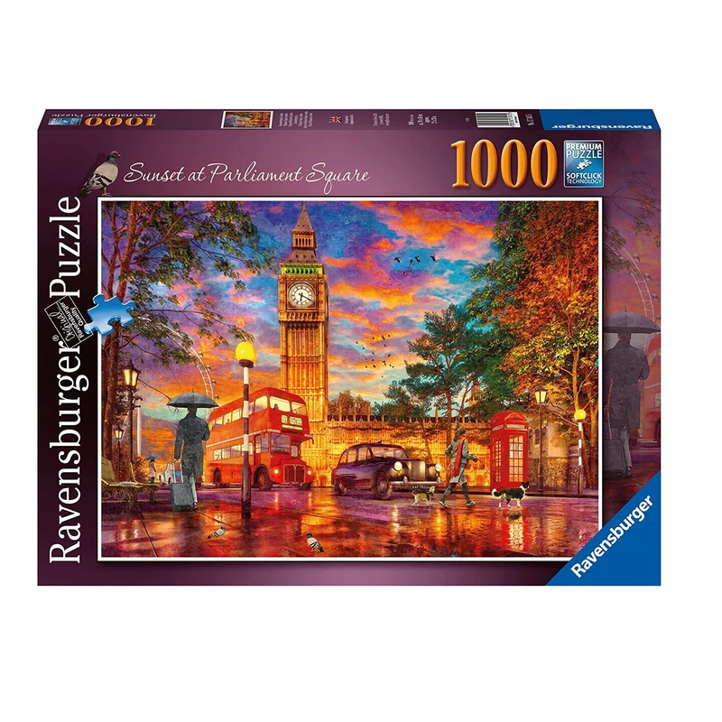 پازل 1000 تکه راونزبرگر مدل Sunset In London کد 17141