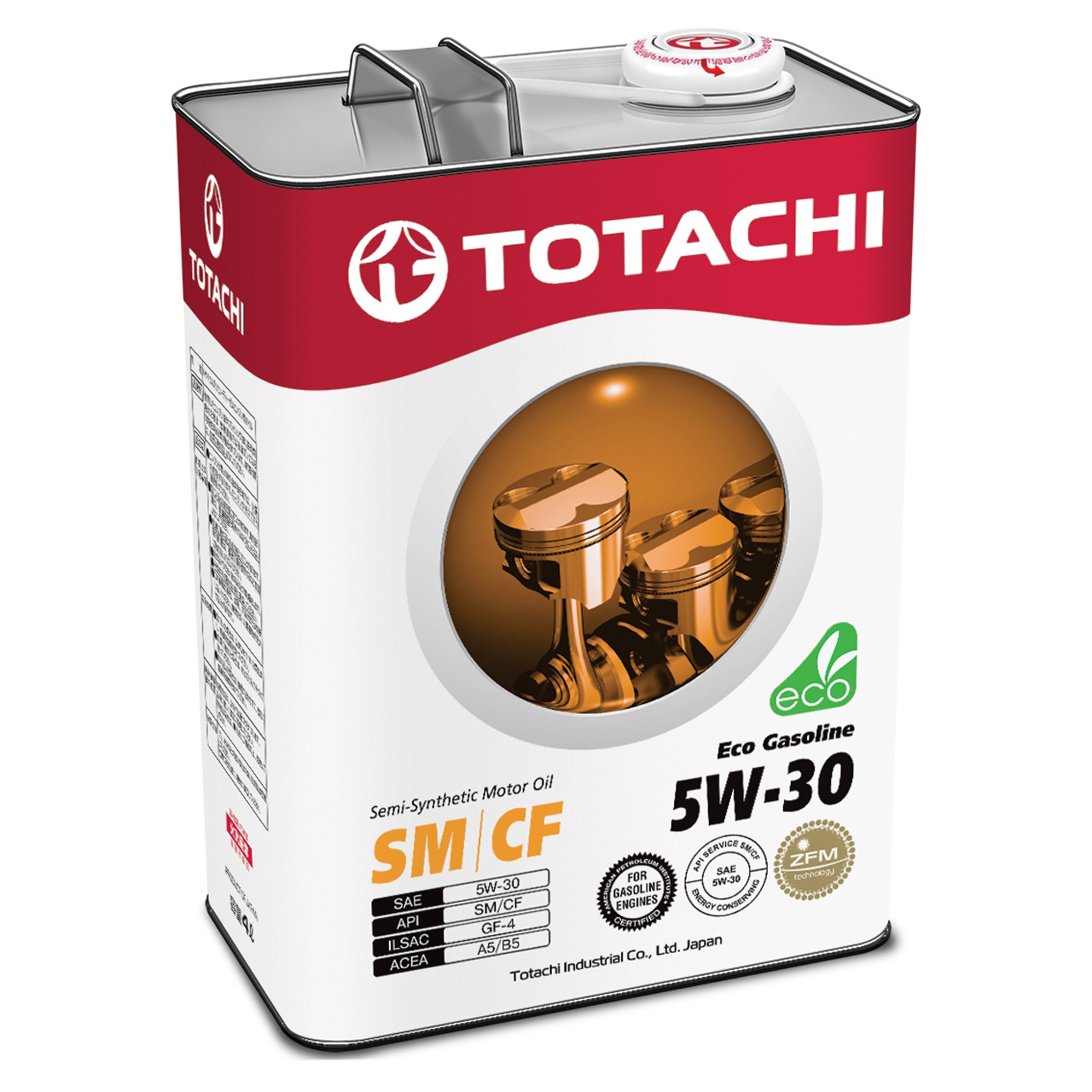 روغن موتور خودرو توتاچی مدل 5W30 SM حجم 4 لیتر