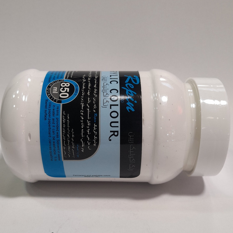 رنگ اکریلیک رپین کد 00حجم 850 میلی لیتر