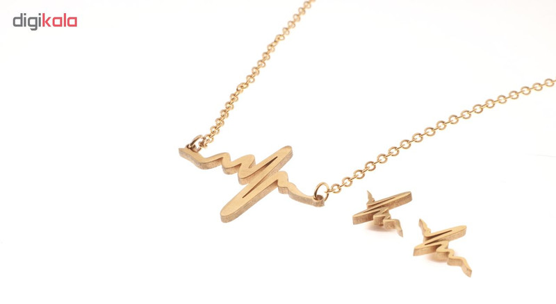 نیم ست استیل رنگ ثابت طرح ضربان کد 522 نیم ست استیل رنگ ثابت طرح ضربان کد 522