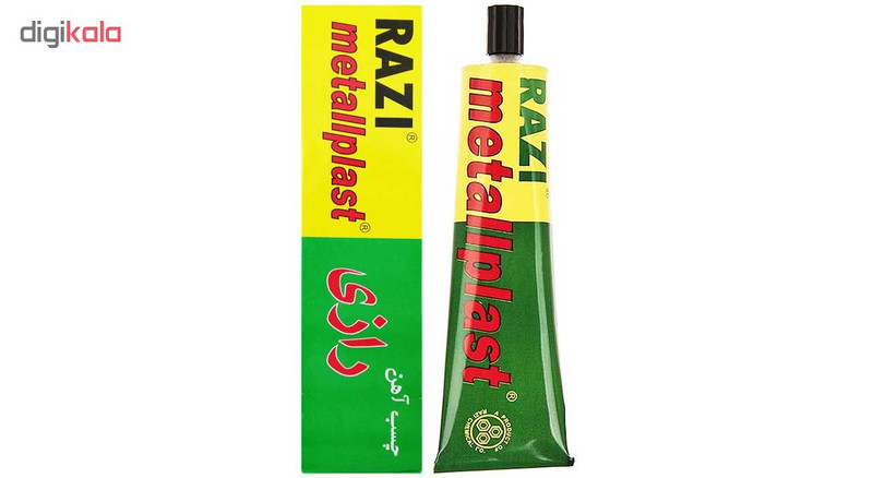 چسب آهن رازی مدل Metallplast حجم 100 میلی لیتر بسته 4 عددی