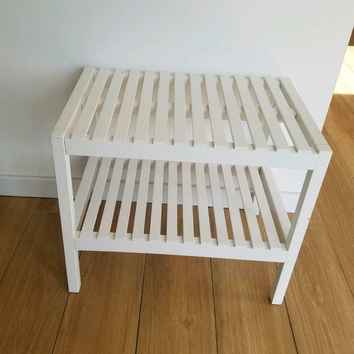 MUSKAN banco, blanco, 58x38 cm - IKEA