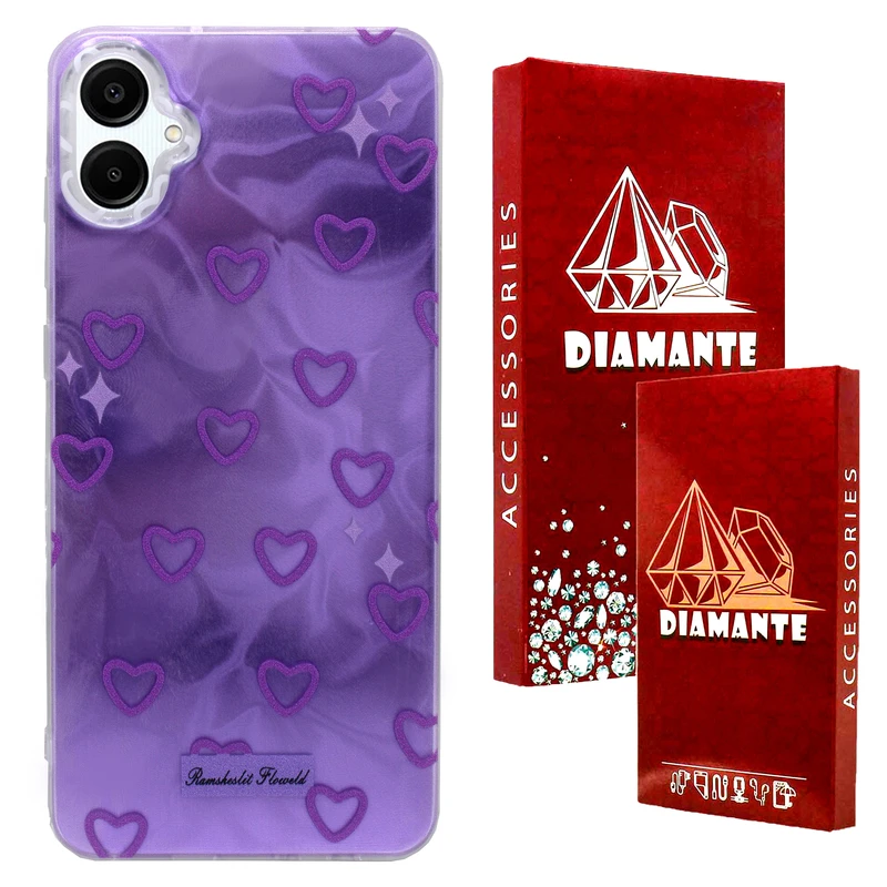 کاور دیامانته مدل Ghalbi Rd مناسب برای گوشی موبایل سامسونگ Galaxy A06