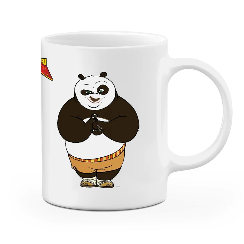 ماگ نادیراد طرح شخصیت کارتونی مدل پاندای کونگ فو کار