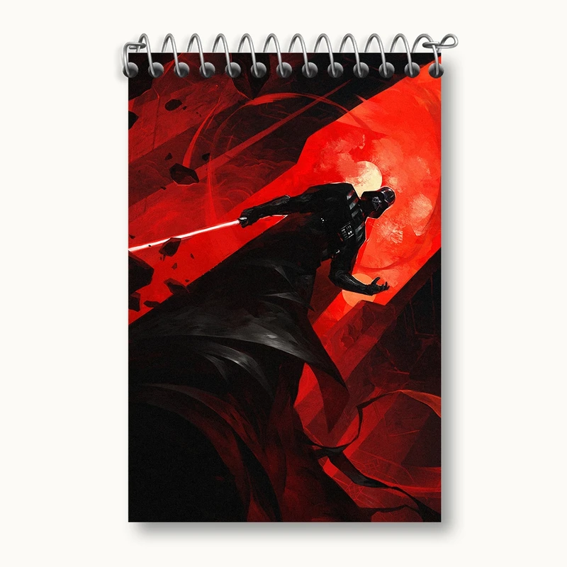 دفتر یادداشت 50 برگ خندالو مدل جنگ ستارگان (Star Wars) کد F374