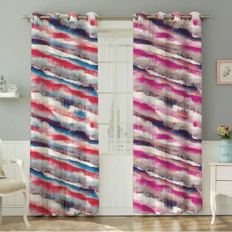 پرده نیروانا طرح مدرن مدل مخمل کد 4951سایز 140×280 سانتی متر